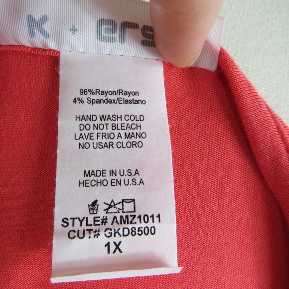 Women's Plus Short Sleeve Casual Dress - Picture 3 of 4